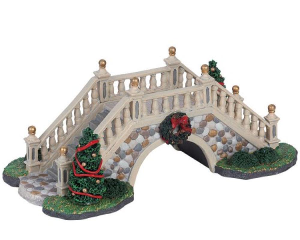 LEMAX – Park Footbridge – Festlich dekorierte Brücke für Ihr Weihnachtsdorf 63567